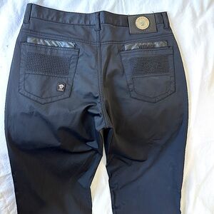 Authentic Traditional Versace Black Pants - size 32